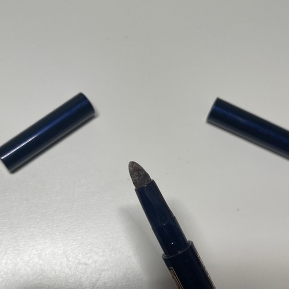 READ Estee Lauder AUTOMATIC eye Pencil DUO eye Liner in 09 Walnut Brown TESTER - Picture 3 of 12